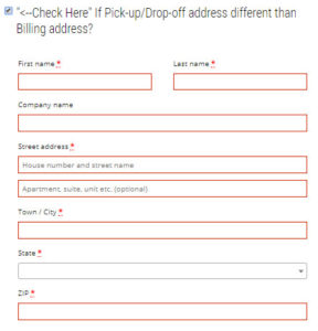 commercial pickup location